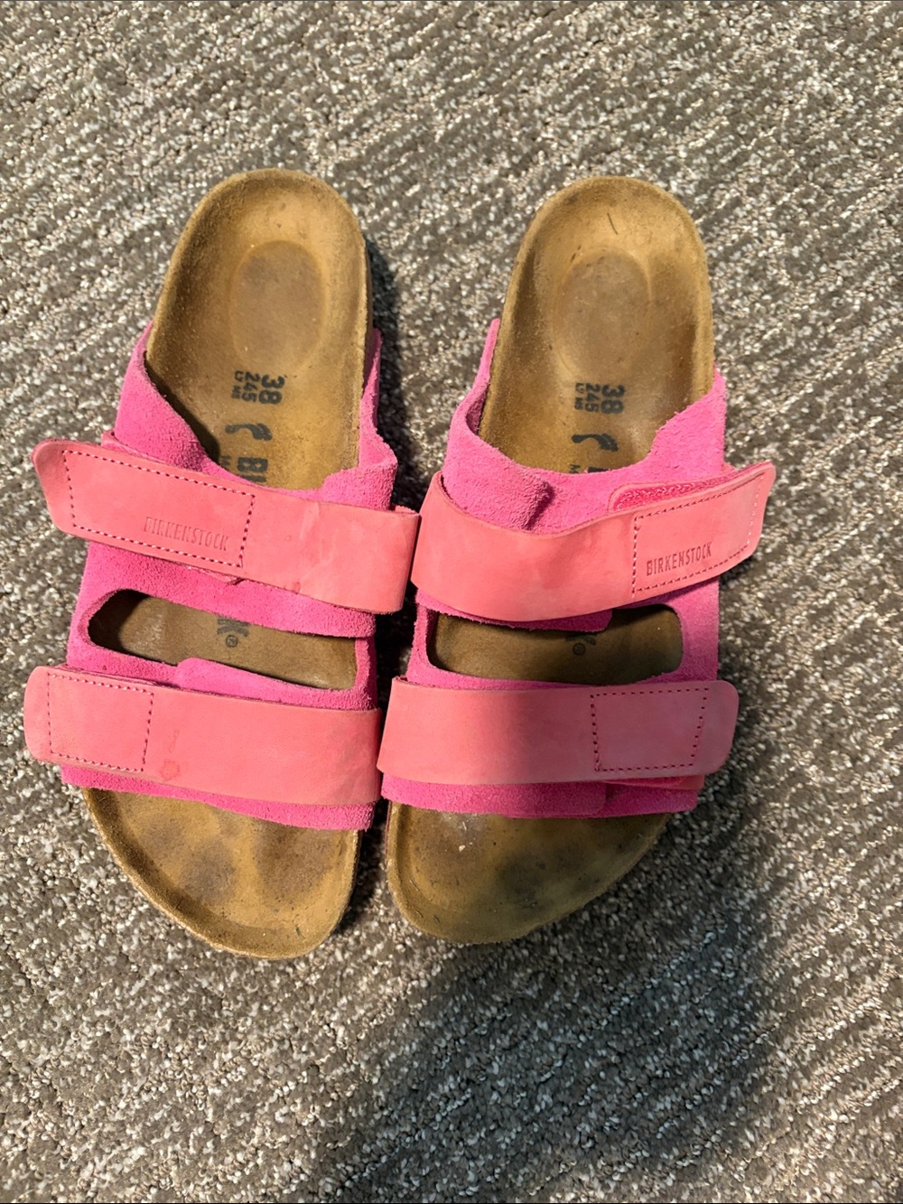 Birkenstock Pink Two-Strap Sandals